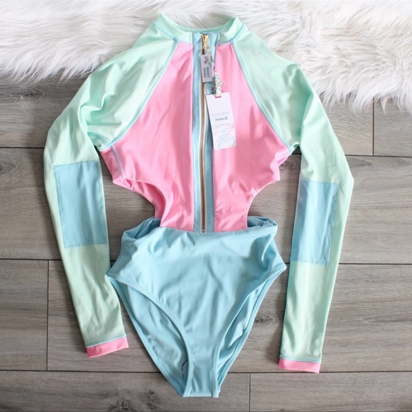 LSF X HURLEY - MAX COLORBLOCK LONG SLEEVE ZIP CUT OUT - Picture 6 of 13